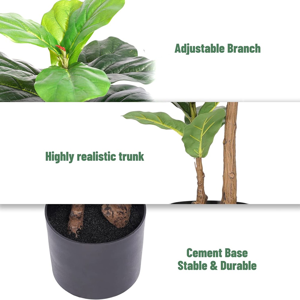 Artificial Fiddle Leaf Fig Tree: image 4