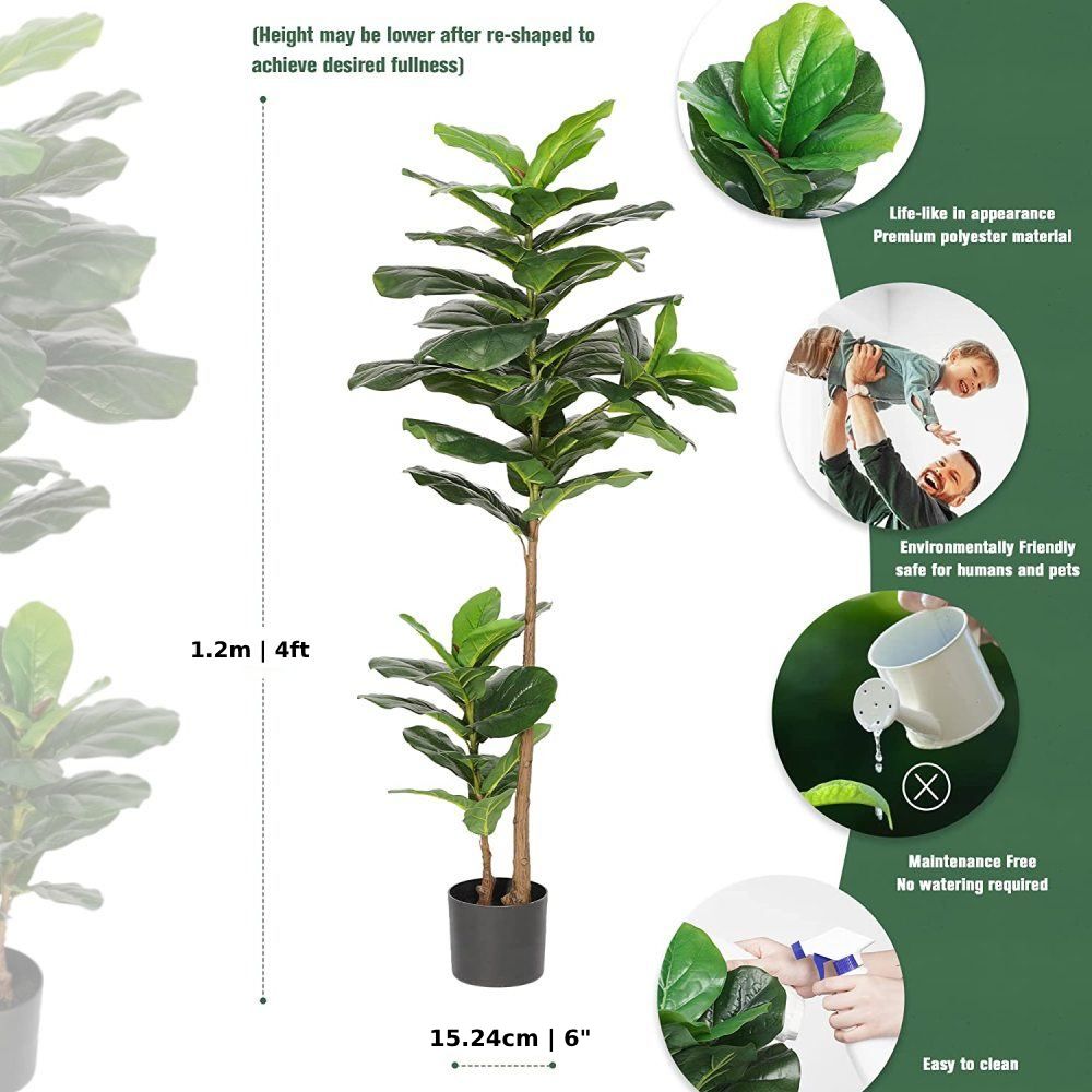 Artificial Fiddle Leaf Fig Tree: image 5