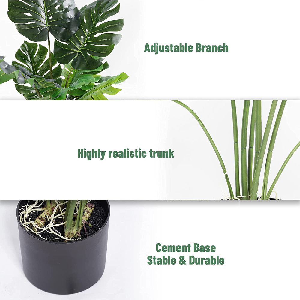 Artificial Monstera Plant: image 2