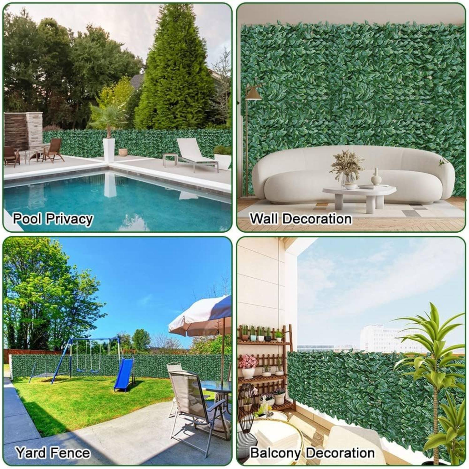 Artificial Laurel Fence: image 2