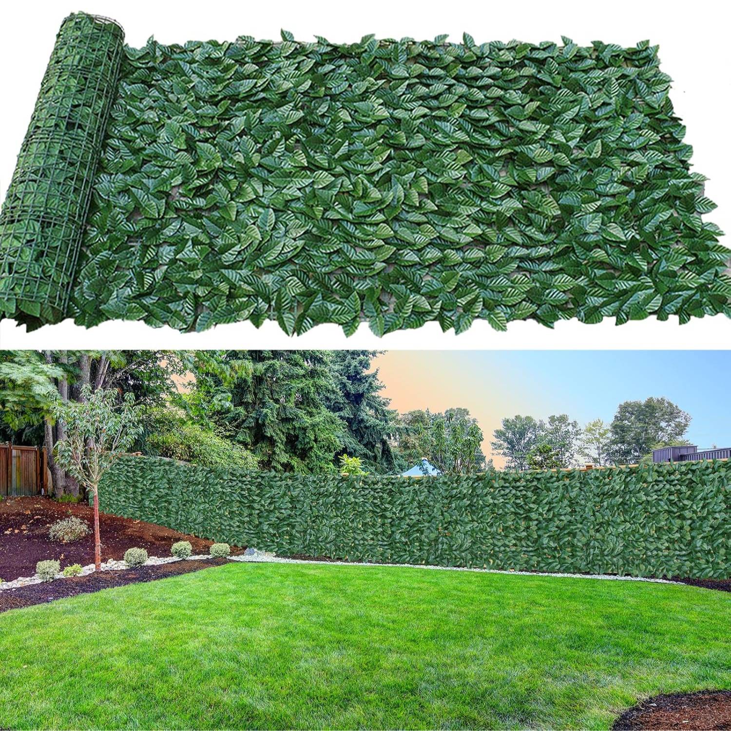 Artificial Laurel Fence: image 4