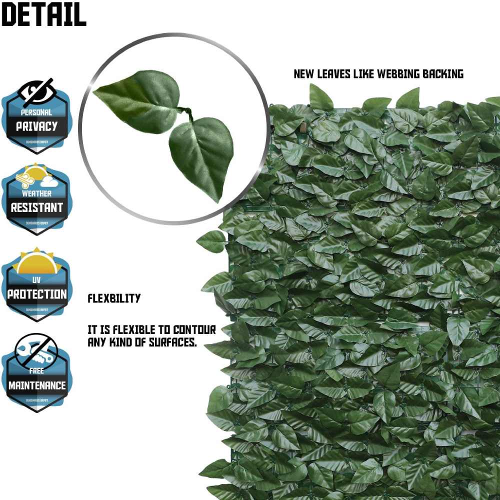 Artificial Laurel Fence: image 5