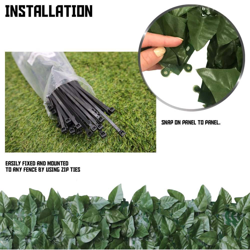Artificial Laurel Fence: image 6