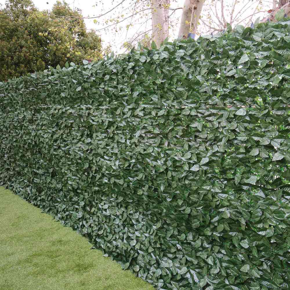 Artificial Laurel Fence